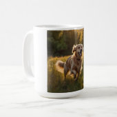 Golden Retriever Elegant Coffee Mug Koffiemok (Voorkant links)