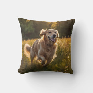 Golden Retriever Elegant Throw Pillow Kussen