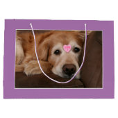Golden Retriever Elke Occasion Love U Large Cadeautasje (Achterkant)