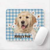 Golden Retriever en Daisies Muismat (Met muis)