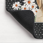 Golden Retriever en Daisies Muismat (Hoek)