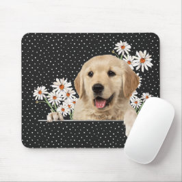Golden Retriever en Daisies Muismat