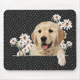 Golden Retriever en Daisies Muismat