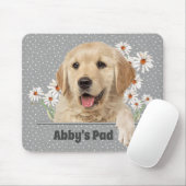 Golden Retriever en Daisies Muismat (Met muis)