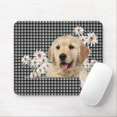 Golden Retriever en Daisies Muismat (Met muis)