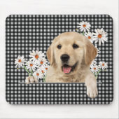Golden Retriever en Daisies Muismat (Voorkant)