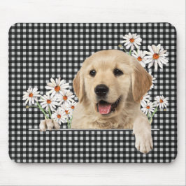 Golden Retriever en Daisies Muismat
