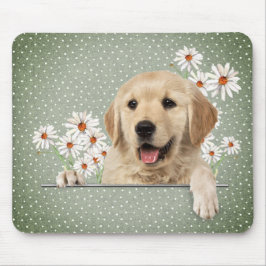 Golden Retriever en Daisies Muismat