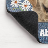 Golden Retriever en Daisies Muismat (Hoek)