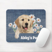 Golden Retriever en Daisies Muismat (Met muis)