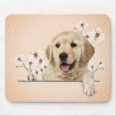 Golden Retriever en Daisies Muismat (Voorkant)