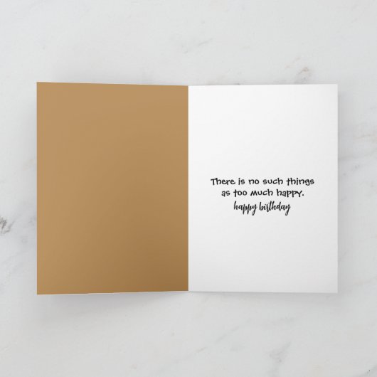 Golden Retriever en Ginger kat verjaardag Kaart (Binnen)