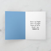 Golden Retriever en kleine meisje bidden Kaart (Binnen)