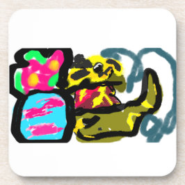 Golden Retriever en lente Bier Onderzetter