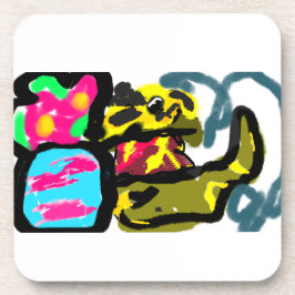 Golden Retriever en lente Bier Onderzetter