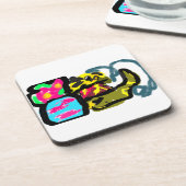 Golden Retriever en lente Bier Onderzetter (Linkerzijde)