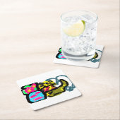 Golden Retriever en lente Kartonnen Onderzetters (Insitu)