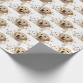 Golden Retriever en madeliefjes Cadeaupapier (Hoek)