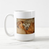 Golden Retriever en Maltipoo - Beste vrienden Koffiemok (Links)