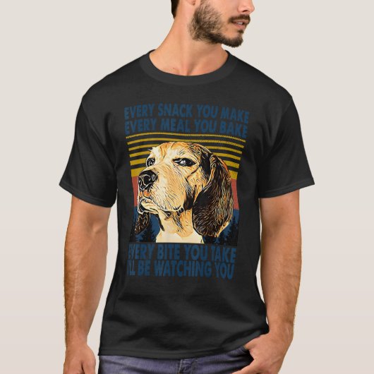 Golden Retriever Every Meal You Make I'll Be Watch T-shirt (Voorkant)