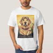 Golden Retriever Explorer Adventure Dog T-shirt (Voorkant)