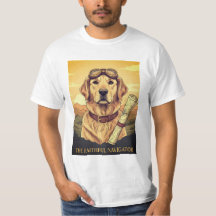 Golden Retriever Explorer Adventure Dog T-shirt