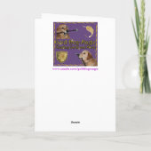 Golden Retriever Fabulous Fourth of Juli Feestdagen Kaart (Achterkant)