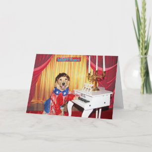 Golden Retriever Fabulous Liberace Birthday Kaart