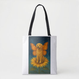 Golden Retriever Fairy Dog Tote Bag