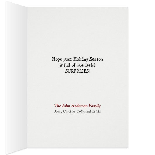 Golden Retriever Farm Truck Christmas Card (Binnen (Rechts))