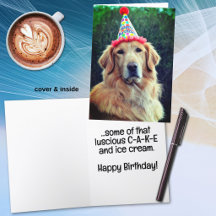 Golden Retriever & Feesthoed met Hartelijk Gefelic