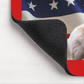 Golden Retriever Flag Mousepad Muismat (Hoek)