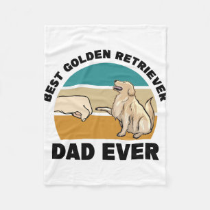 Golden Retriever Fleece Deken