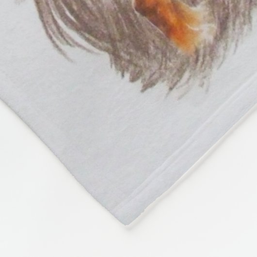 Golden Retriever Fleece Deken (Hoek)