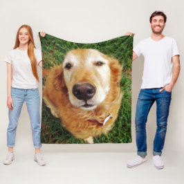 Golden Retriever Fleece Deken