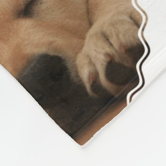 Golden Retriever Fleece Deken (Hoek)