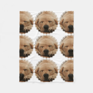 Golden Retriever Fleece Deken