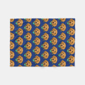 Golden Retriever Fleece Deken (Voorkant (Horizontaal))