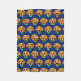 Golden Retriever Fleece Deken