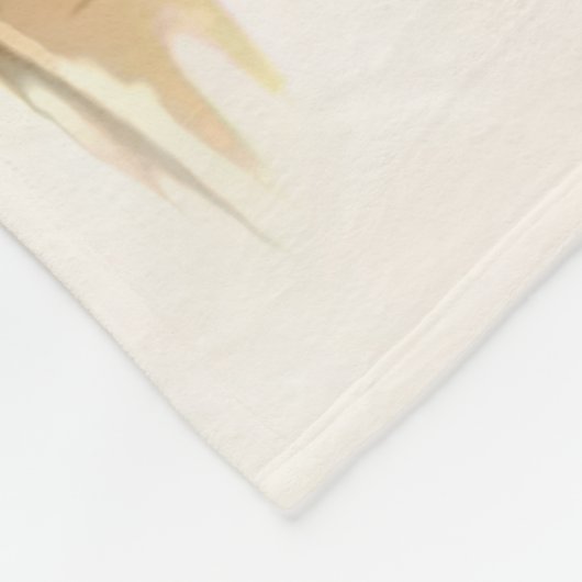 Golden Retriever Fleece Deken (Hoek)