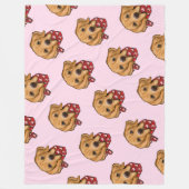 Golden Retriever Fleece Deken (Voorkant)