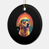 Golden Retriever for Kids Boys Girls Sunglasses Pe Keramisch Ornament (Links)