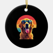 Golden Retriever for Kids Boys Girls Sunglasses Pe Keramisch Ornament (Voorkant)