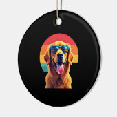 Golden Retriever for Kids Boys Girls Sunglasses Pe Keramisch Ornament (Links)