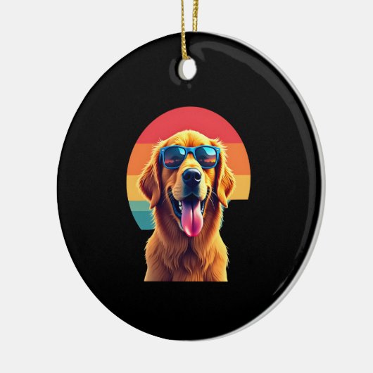 Golden Retriever for Kids Boys Girls Sunglasses Pe Keramisch Ornament (Links)
