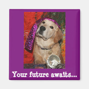 Golden Retriever Fortune Teller Magneet