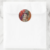 Golden Retriever Fortune Teller Ronde Sticker (Tas)