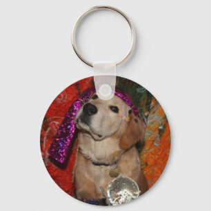 Golden Retriever Fortune Teller Sleutelhanger