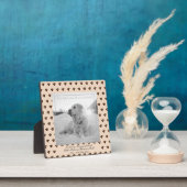 Golden Retriever Foto naam Pet Memorial Keepslag Fotoplaat (Insitu)