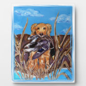 GOLDEN RETRIEVER FOTOPLAAT (Voorkant)